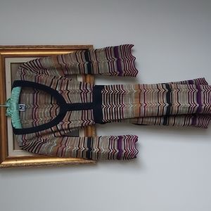 🇮🇹Classic style! Beautiful Chic M Missoni Multi Colored Knit Midi length dress🇮🇹